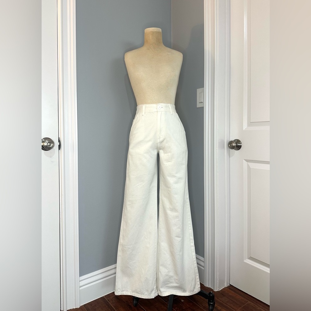 Cotton On High Rise Wide Leg Khaki Pant